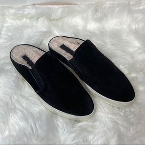 VINCE Black Lamb Fur Lined shoes 7M